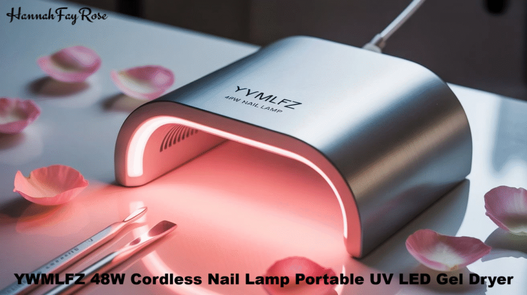 YWMLFZ 48W Cordless Nail Lamp Portable UV LED Gel Dryer